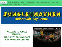 Tablet Screenshot of junglemayhem.co.uk